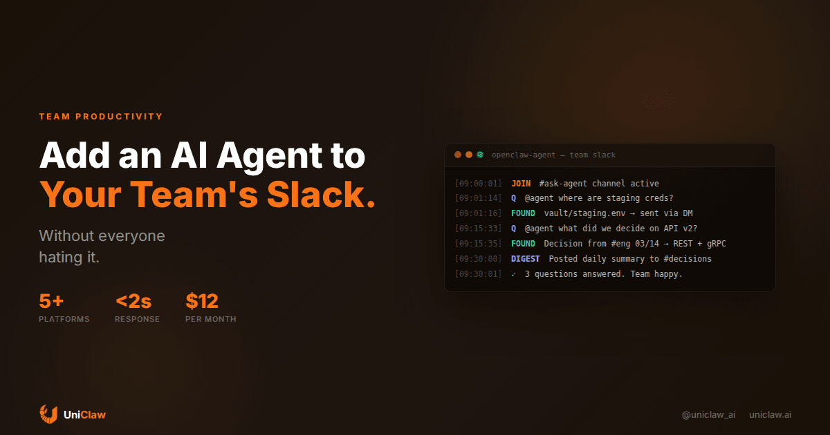 How to Add an AI Agent to Your Team's Slack (Without Everyone Hating It)