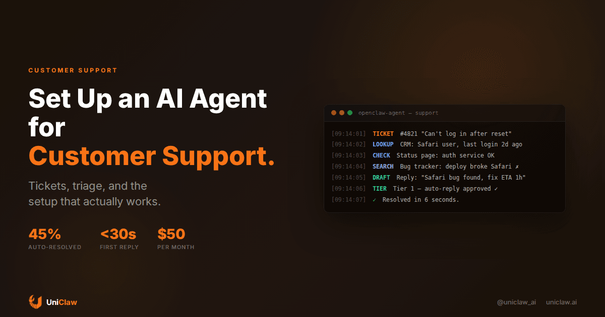 How to Set Up an AI Agent for Customer Support (That Actually Resolves Tickets)