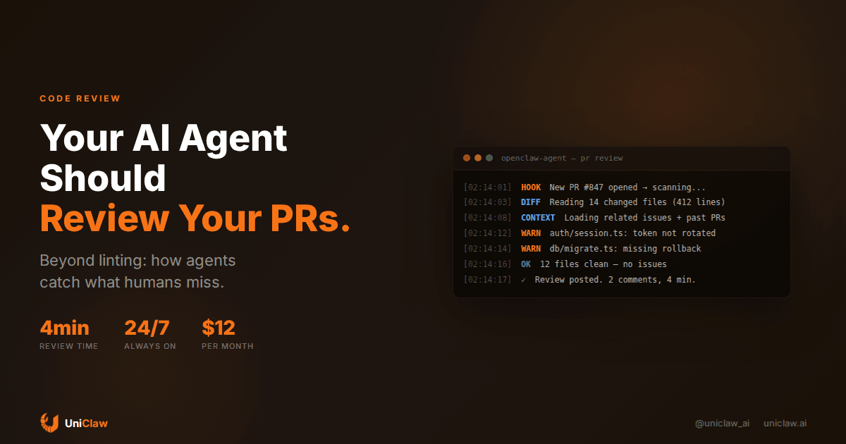 Your AI Agent Should Review Your Pull Requests